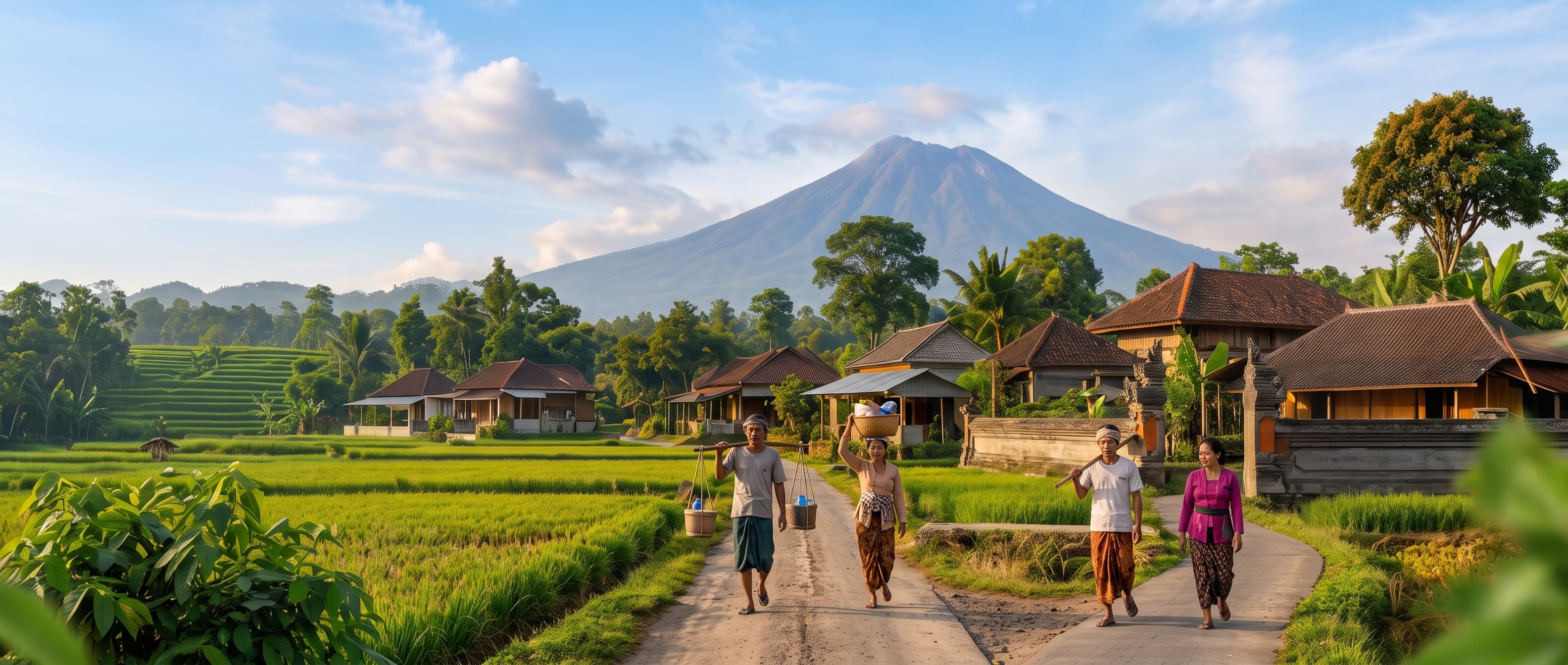 Pemandangan Desa Sidokerto