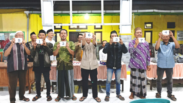 Proses pengundian nomor urut