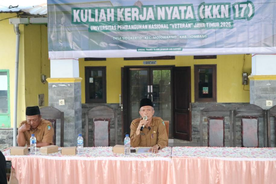 Pembukaan KKN SDGs Kelompok 17 di Balai Desa Sidokerto